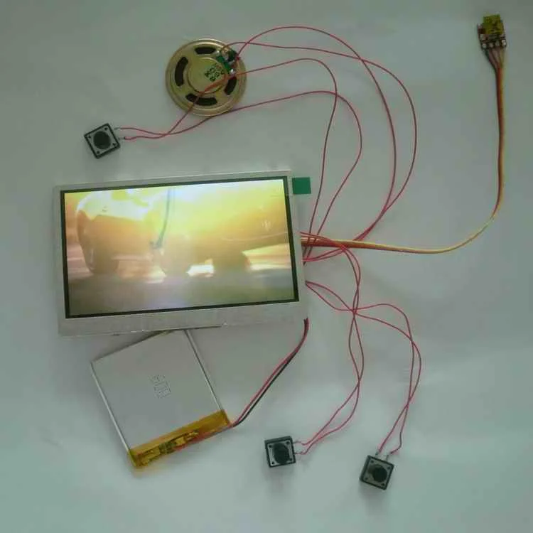 Greeting Card 4.3 Inch LCD Screen Video Module