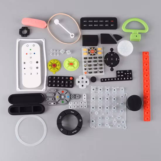 導電性カスタム成型シリコーンゴムボタン、プッシュボタン、シングルボタン